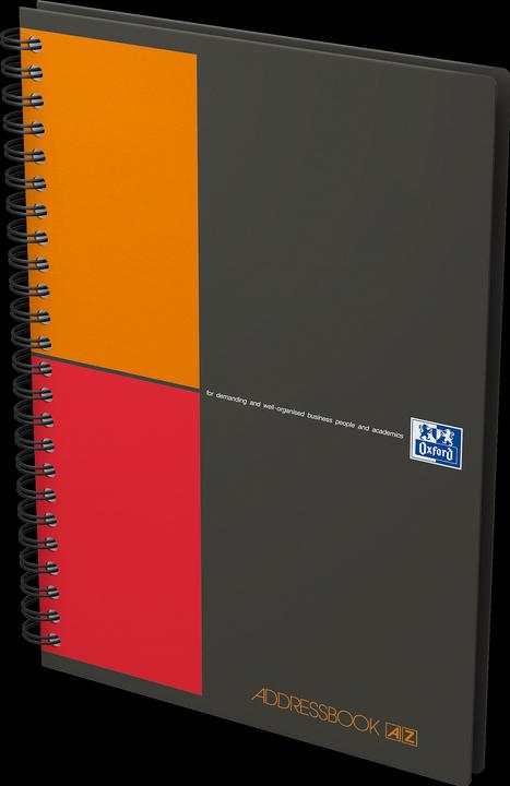Image du produit Oxford Carnet d'adresses international (A5, À rayures, Couverture rigide)