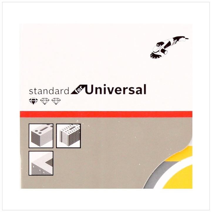 Produktbild Bosch Professional Zubehör Diamanttrennscheibe Standard for Universal Turbo, 230x22,23x2,5x10 mm, 1er-Pack