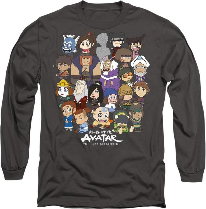 Immagine prodotto Avatar: The Last Airbender Maglietta Gruppo Chibi Adulto Unisex (L)