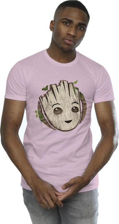 Produktbild I Am Groot Wooden Head TShirt (S)