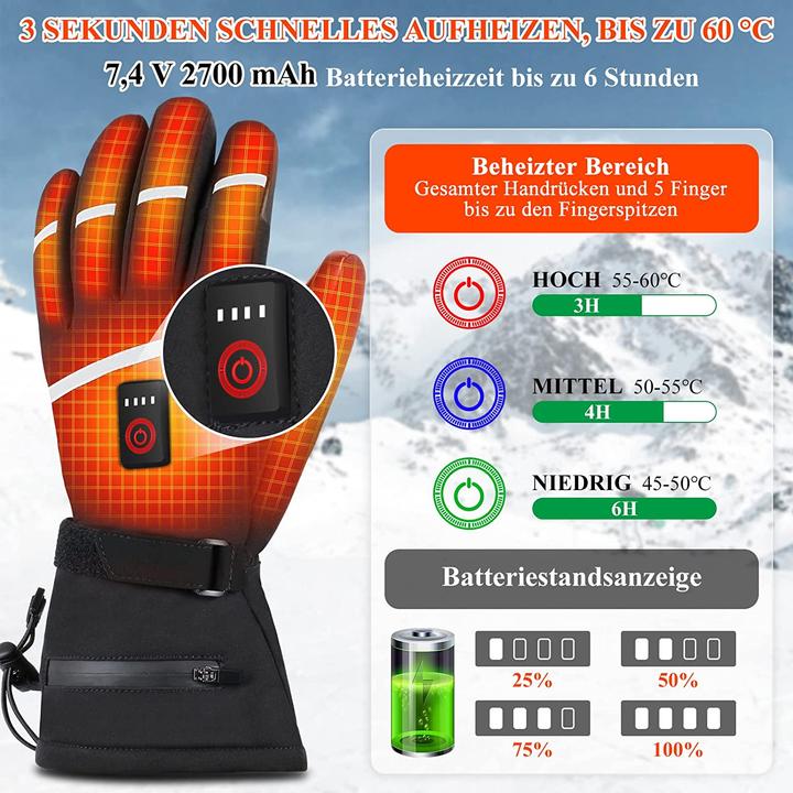 Actual product image Mia&Coco Heated Gloves, M (Black)