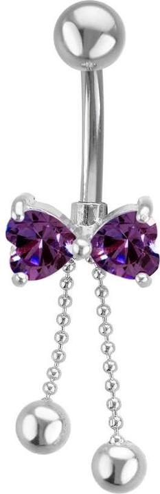 Immagine prodotto Bijouteria Piercing ventre (Acciaio chirurgico, Zirconia)