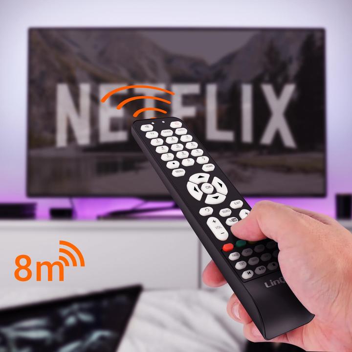 Actual product image LinQ SM-5707 Remote control (Universal remote control, Infrared)