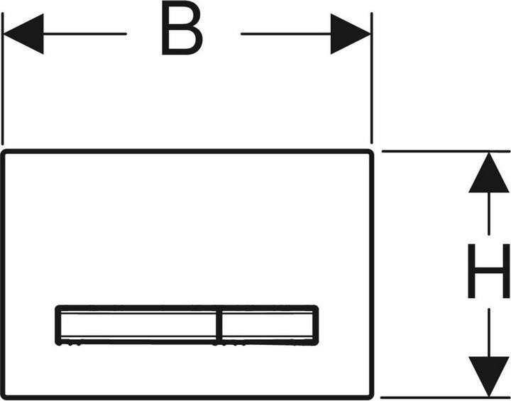 Immagine prodotto Geberit Piastra di risciacquo Sigma50, 2 sciacqui (oro rosso/ senza riempimento)