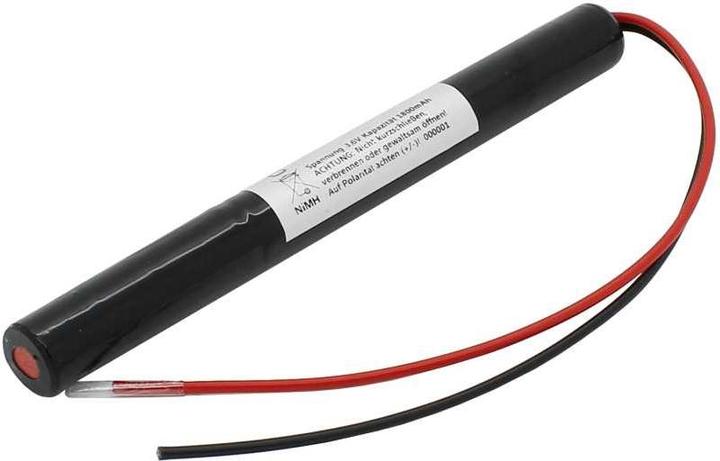 Actual product image XCell Emergency light battery NiMH 3.6V 1800mAh L1x3 Mignon AA with 200mm cable (1800 mAh, Chargers without battery)