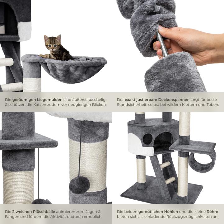 Actual product image tectake Hansi (260 cm, Grey/white)
