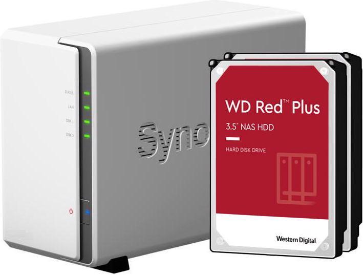 Synology DS220j (2 x 4 TB, WD Red Plus)