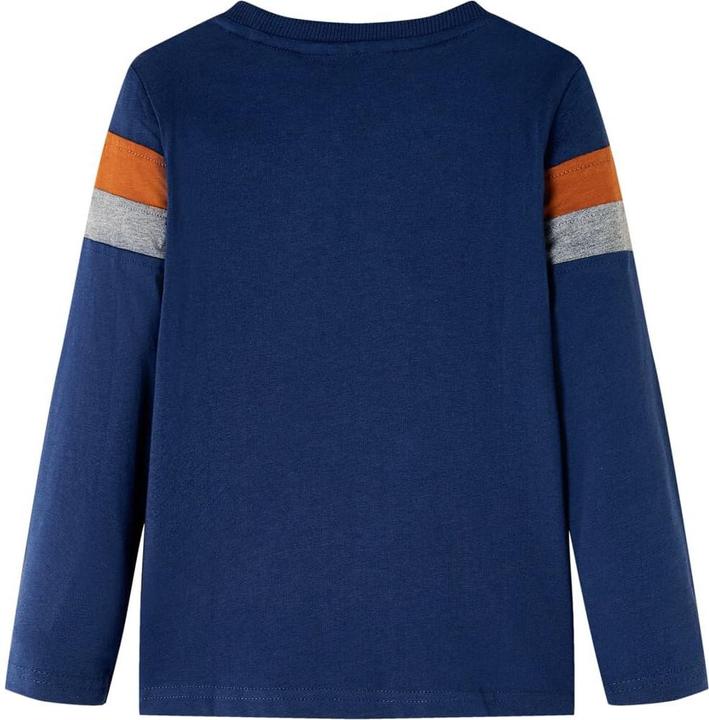 Produktbild VidaXL Kinder-Langarmshirt Marineblau 104,Material: 100 (104)
