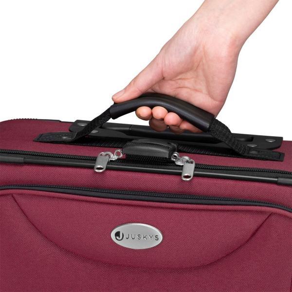 Produktbild Juskys Trolley Kofferset Athen (60 l, M (50 - 90l), L (90 - 115l))