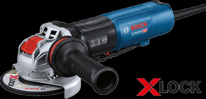 Clip-on metal safety guard (2 608 000 756), Protective cover (1 605 510 365), Additional Vibration Control handle (2 608 900 000), Cardboard box, Dust filter (2 608 000 824)