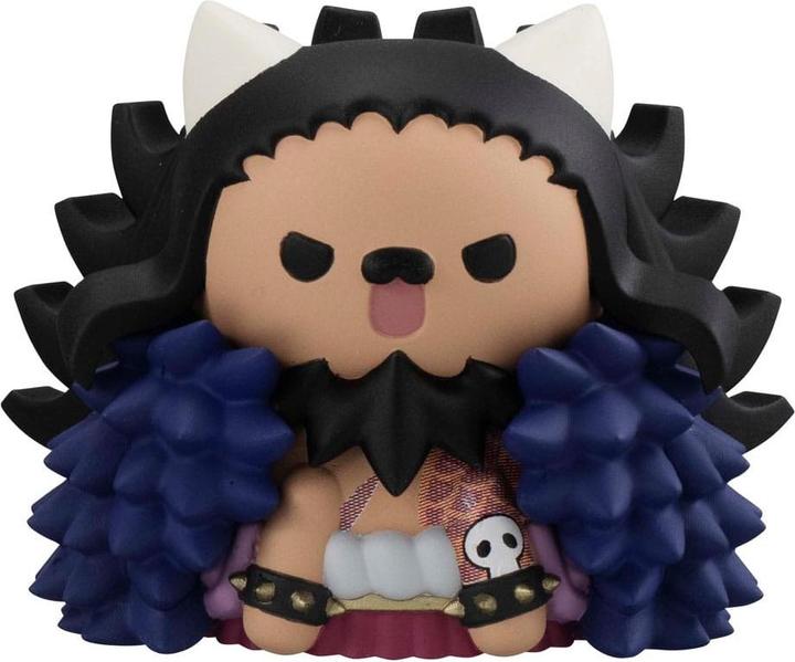 Produktbild Megahouse One Piece Mega Cat Project trading figures NyanPieceNyan! Ver. Luffy in Wano Kuni 3 cm (8)