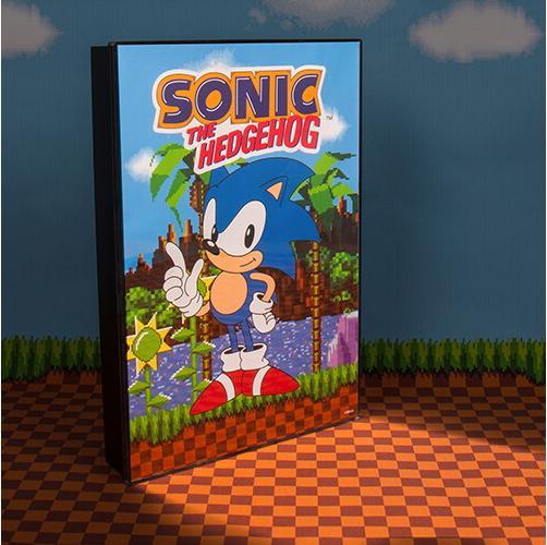 Image du produit Fizz Creations Sonic the Hedgehog - Affiche avec fonction lumineuse (21 x 30 cm)