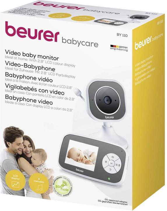 Actual product image Beurer Video Baby Monitor BY 110 (Video & Audio, 300 m)