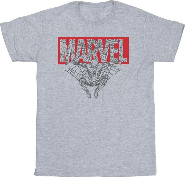 Spider Man Logo Red TShirt (M)