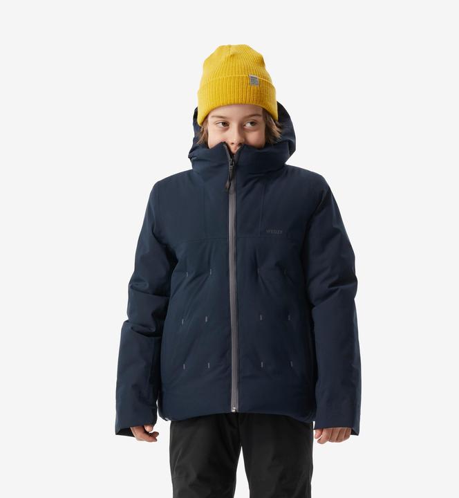 Actual product image Wedze Children's ski jacket padded warm and waterproof - 500 blue (152)