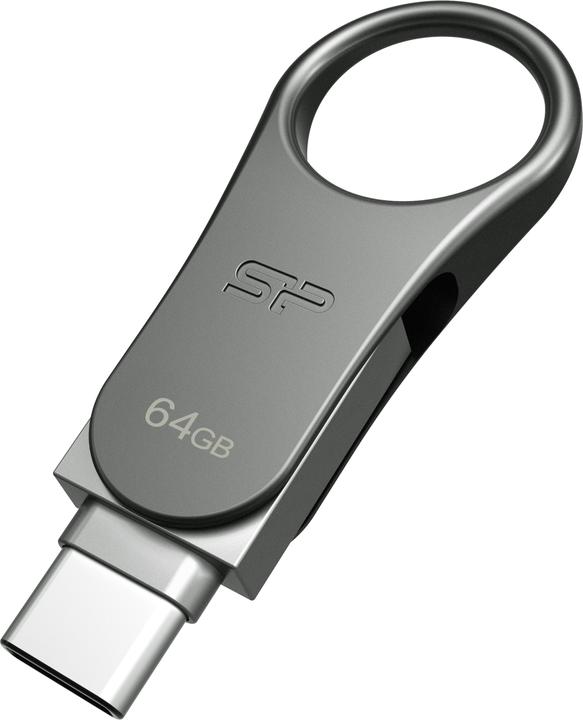 Actual product image Silicon Power Mobile C80 (64 GB, USB-C, USB-A, USB 3.1)