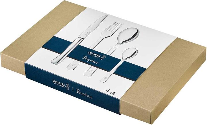 Immagine prodotto Opinel Perpetue Box 4+4+4+4, set di posate, acciaio inox, lucido, 4 coltelli, 4 forchette, 4 cucchiai