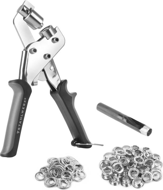 Image du produit Stahlwerk Set de pinces à oeillets (215 mm)
