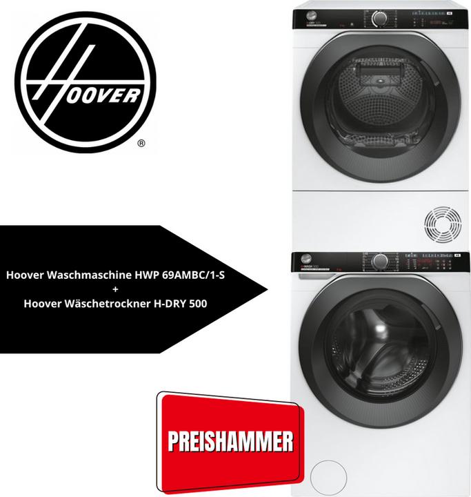 Actual product image Hoover Washing machine HWP 69AMBC/1-S Left (9 kg, Left)