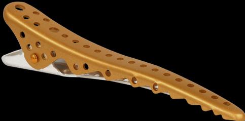 Produktbild Y.S. Park Shark Clips gold 2 Stk. 106 mm (2 Stk.)