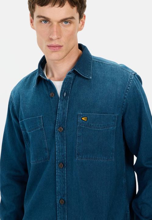 Actual product image Camel Active Regular fit long sleeve shirt in cotton (M)