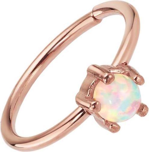 Produktbild Bijouteria Ohrpiercing (Edelstahl, Synthetischer Opal, PVD Beschichtung)