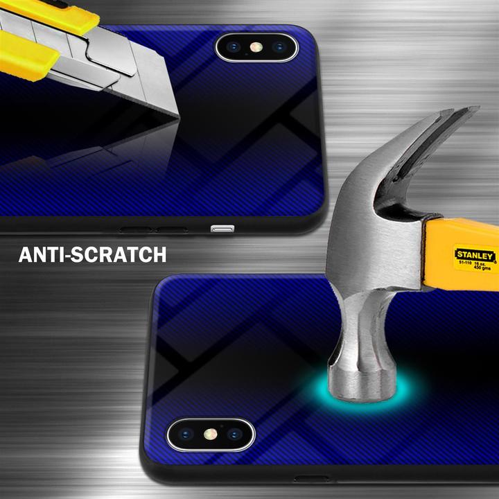 Immagine prodotto Cadorabo Copertura di vetro a strisce in TPU (Apple iPhone XS Max)
