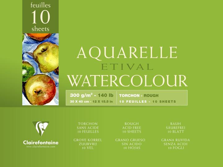 Clairefontaine Blocco acquerello Etival (300 g/m², 1 x)