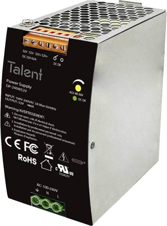 edimax Netzteil 240W/52V Industrielles DIN-Rail-Netzteil (Netzteil)