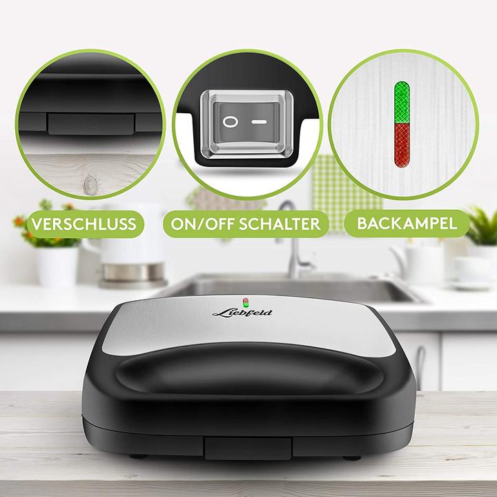 Actual product image Liebfeld 3in1 Sandwich Maker