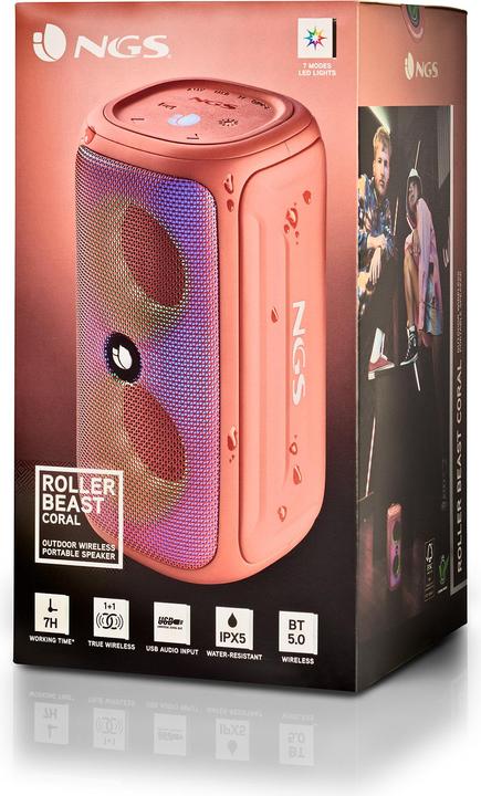 Immagine prodotto NGS Rullo di corallo (7 h, Porta USB)