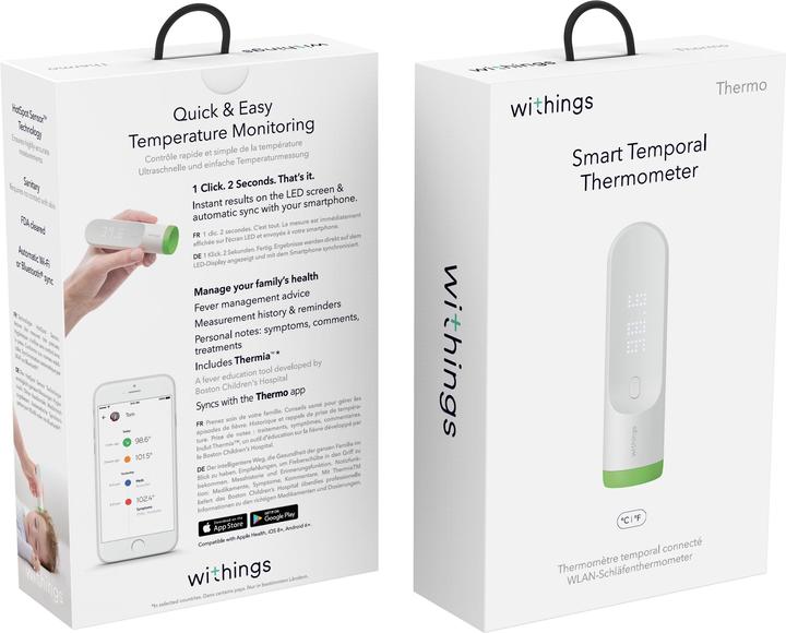 Actual product image Withings Thermo (Non-contact, Forehead)