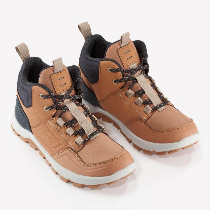 Image du produit Quechua Chaussures de randonnée enfants taille 35-38 mi-hautes - NH500 marron (36)