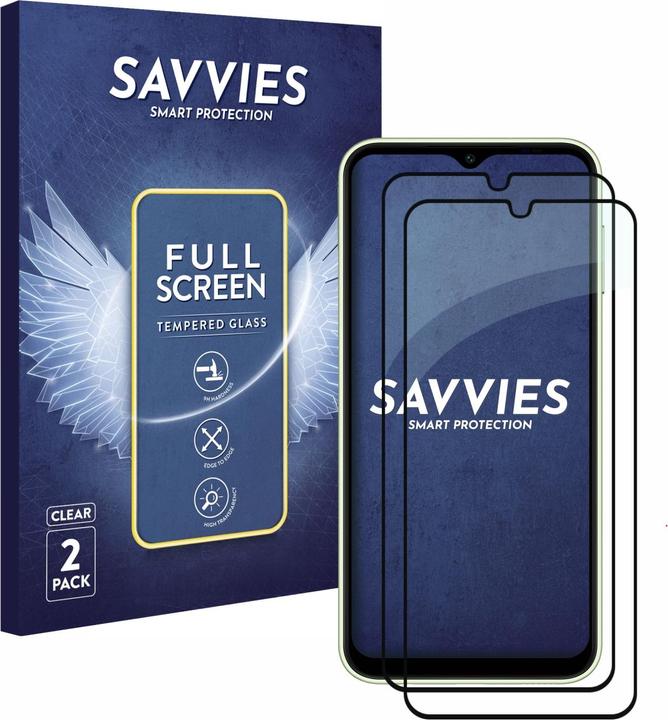 Immagine prodotto Savvies Protezione dello schermo in vetro blindato a schermo intero (2 Pezzo/i, Samsung Galaxy A14 5G)