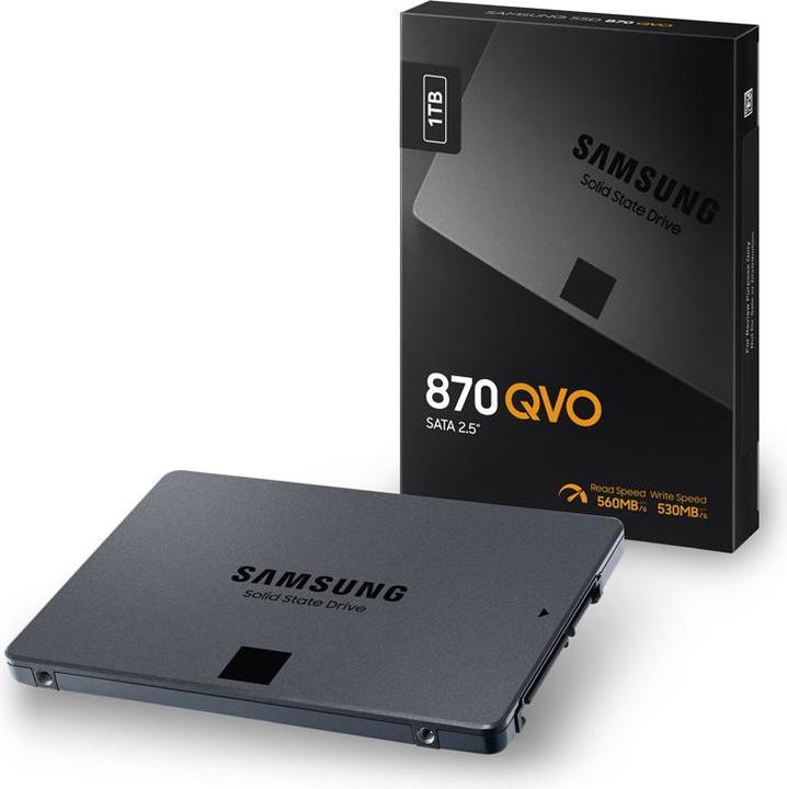 Image du produit Samsung 870 QVO (1000 Go, 2.5")
