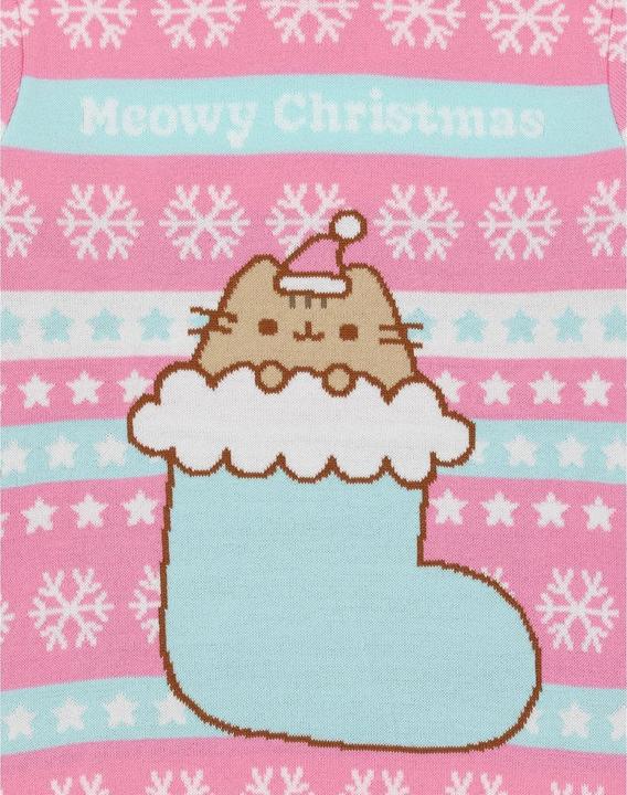 Image du produit Pusheen Sweatshirt de Noël en tricot pour filles (146, 152)