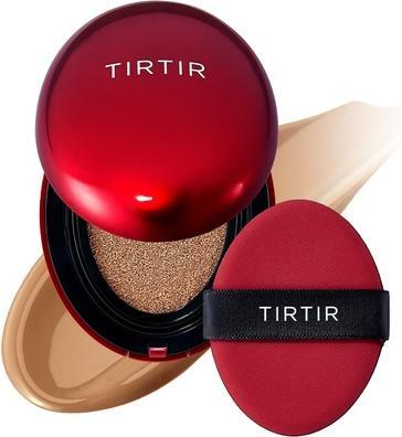 TirTir Mask Fit Red Cushion Foundation - Full Coverage, Weightless, Skin Fit (#34N Pecan)
