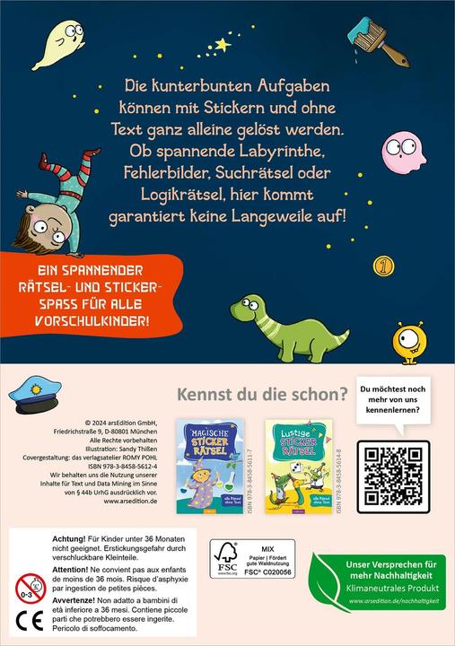 Produktbild Spannende Sticker-Rätsel