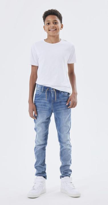Immagine prodotto Name it Pantaloni della tuta Robin a gamba dritta in denim (116)