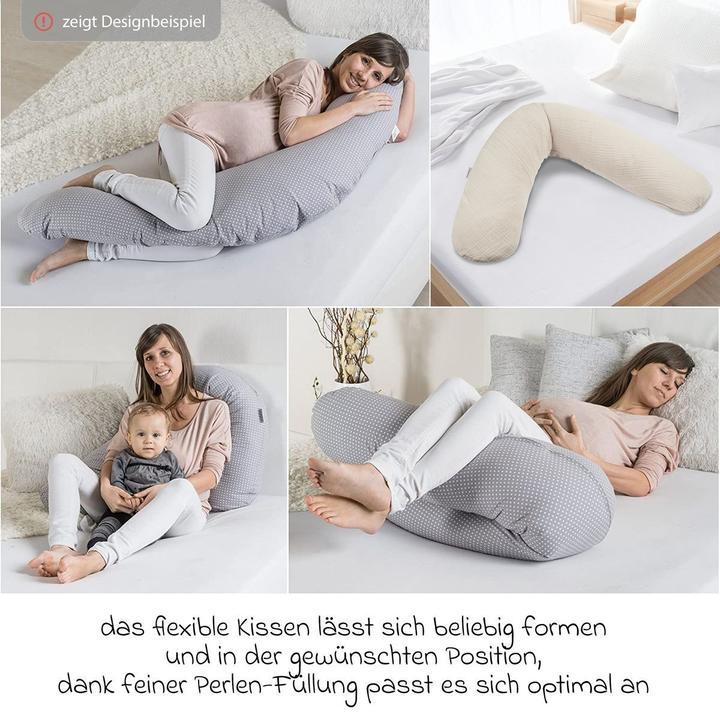 Actual product image Theraline Stillkissen Stillkissen Dodo Premium mit feiner Perlen-Füllung
