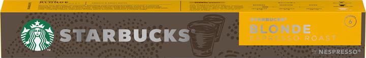 Starbucks Blonde Espresso Roast by Nespresso Blonde Roast (10 x Port.)