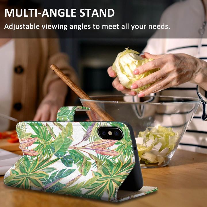 Actual product image Cadorabo Book cover with print (Apple iPhone X)