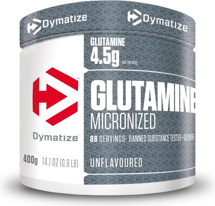Actual product image Dymatize Glutamine Micronised neutre (Neutral, 1 pcs., 400 g)