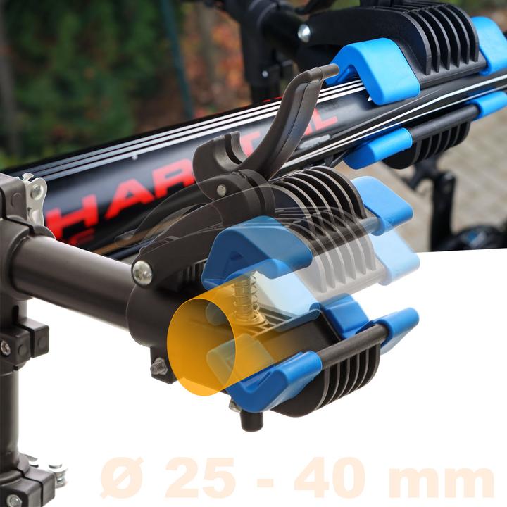Actual product image Wiltec Repair stand 360° swivelling 30kg adjustable bike assembly stand