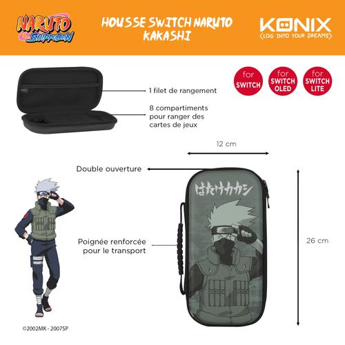 Produktbild Konix Kakashi Switch Tragetasche Grün (Switch, Switch Lite, Switch OLED)