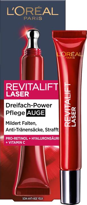 Produktbild L'Oréal Paris L'Oréal, Laser X, Augencreme, 15 ml (15 ml, Tag)