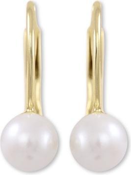 Brilio Gentle gold earrings with real pearls 745 235 001 00417 0000000
