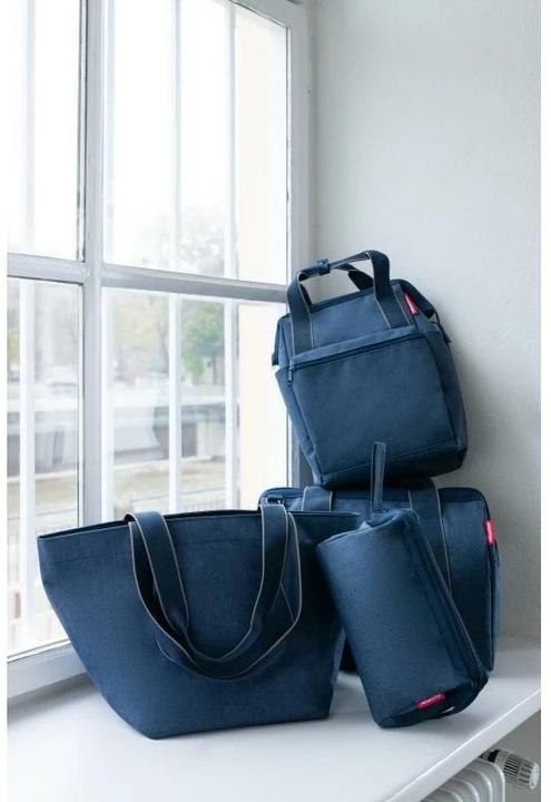 Image du produit reisenthel Sac Shopper M Herringbone Dark Blue