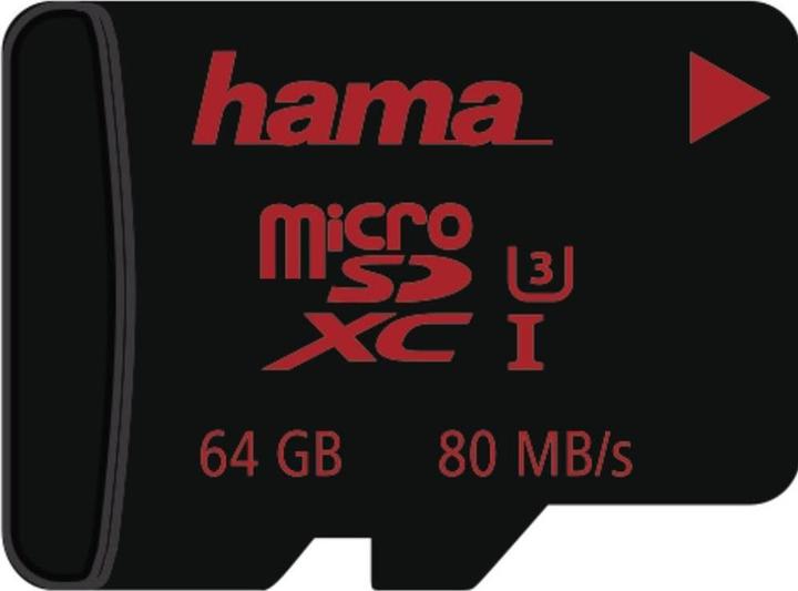 Immagine prodotto Hama microSDXC e adattatore/foto (64 GB, microSDXC, U1, UHS-I)