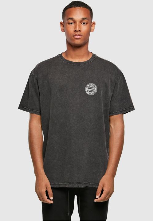 Produktbild FC Bayern München Logo Acid Washed Heavy Oversize Tee - 117805 (XS)